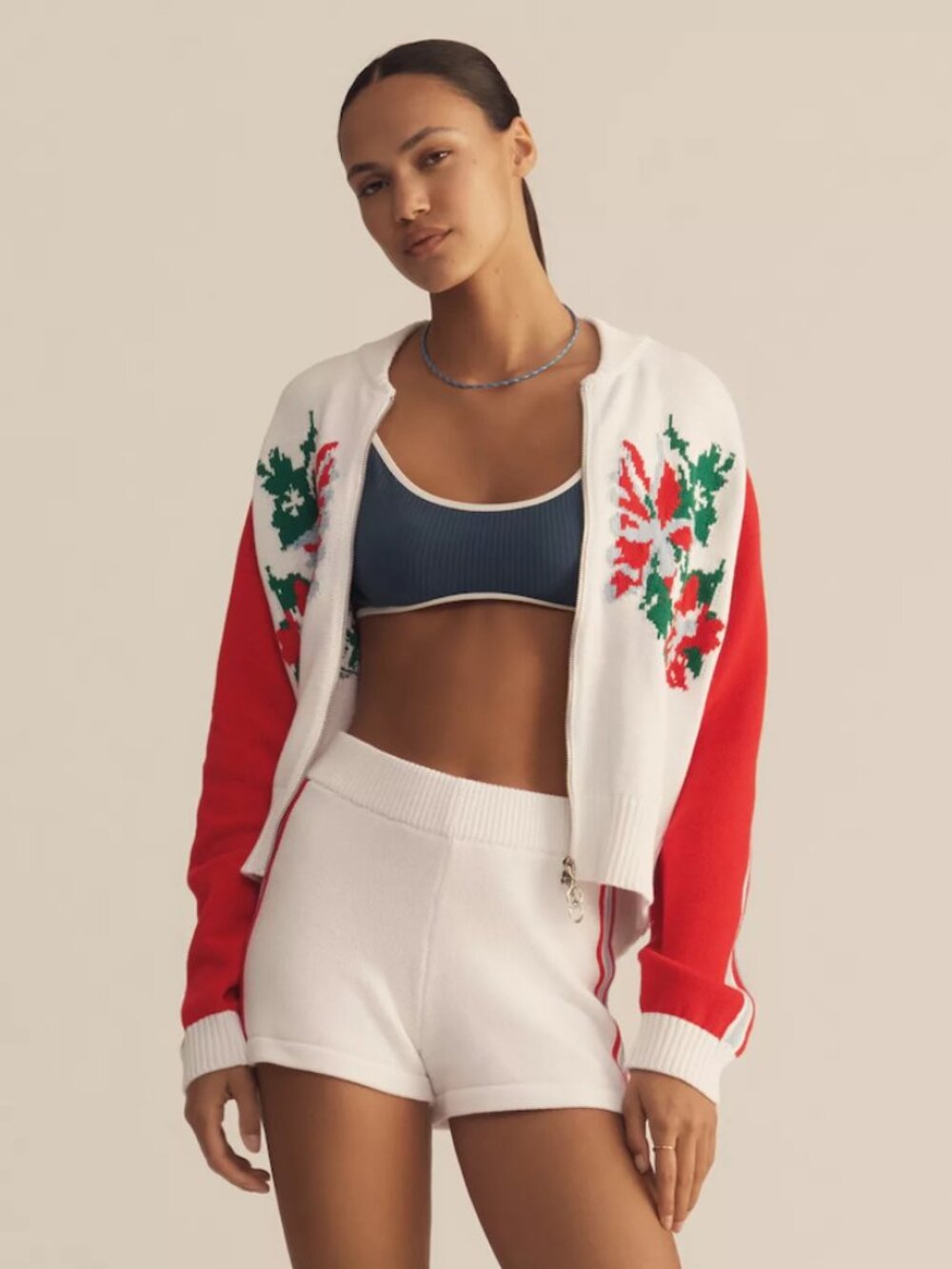 ANTHROPOLOGIE | 100% Cotton Sports Club Jacquard Jacket | NWT - Picture 2 of 6